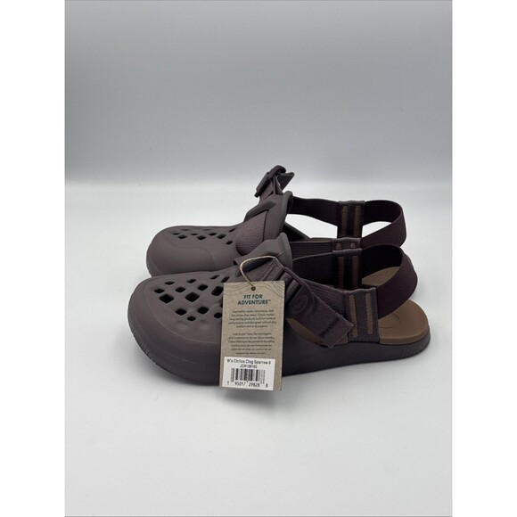 NWT Chaco Chillos Women’s Sz 6 Clogs Sparrow Purple Adjustable Strap Sandals - Picture 5 of 11